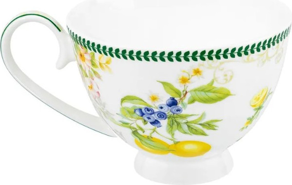 Изображение товара Набор для чая/кофе Elan Gallery Лимоны / 420760 (12шт, New Bone China)
