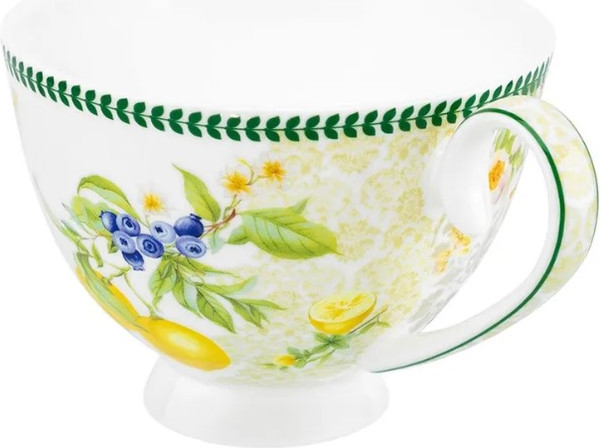 Изображение товара Набор для чая/кофе Elan Gallery Лимоны / 420760 (12шт, New Bone China)