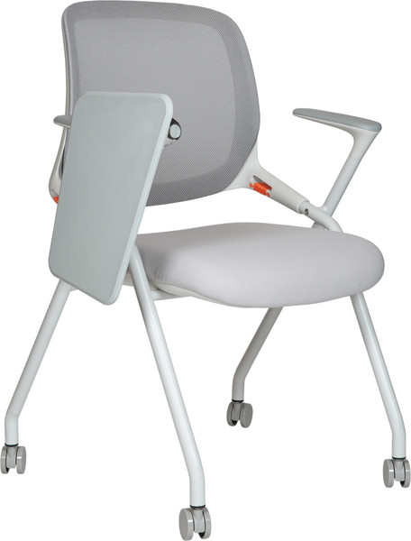Изображение товара Стул офисный Norden Swift / HY-839C W grey (серая сетка/серая ткань/белый каркас)