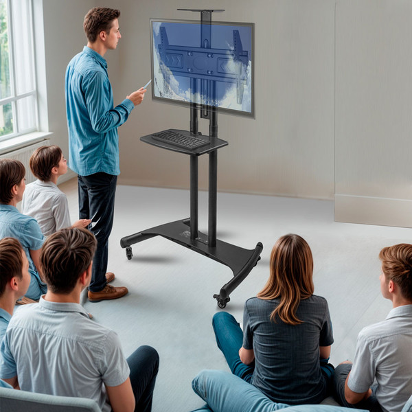 Изображение товара Стойка для ТВ/аппаратуры Kromax Omega-17 (черный)