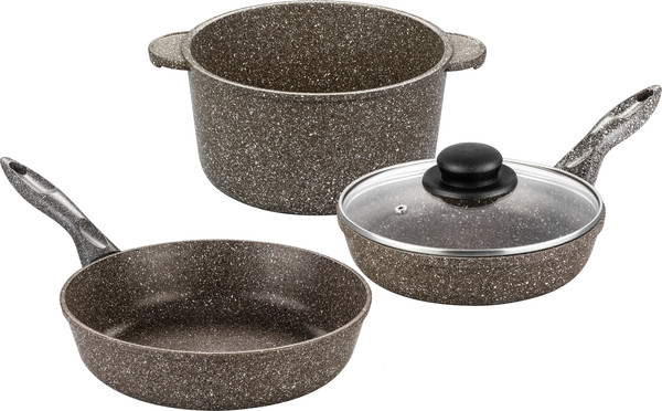 Изображение товара Набор кухонной посуды Elan Gallery 120308+3 (коричневый опал)