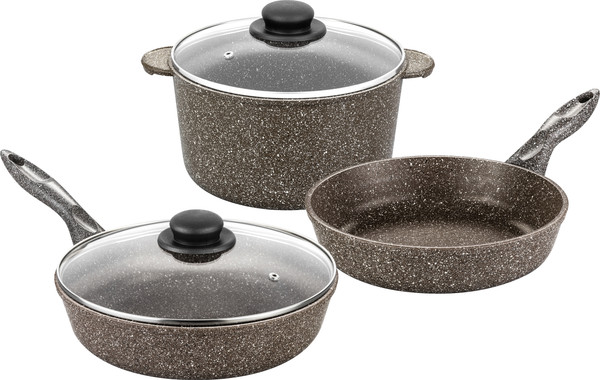 Изображение товара Набор кухонной посуды Elan Gallery 120310+3 (коричневый опал)