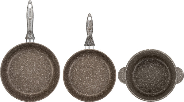 Изображение товара Набор кухонной посуды Elan Gallery 120310+3 (коричневый опал)