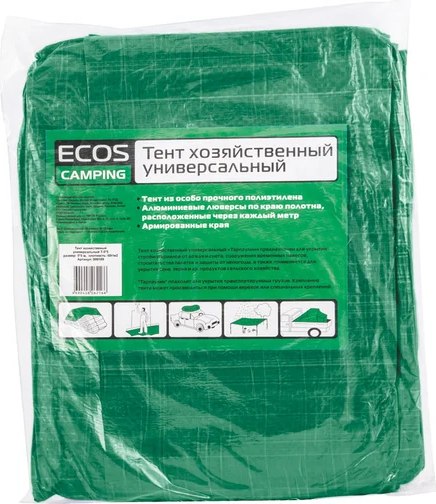 Изображение товара Тент ECOS T-3x3 / 109772 (синий)