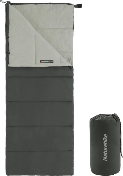 Изображение товара Спальный мешок Naturehike F150 NH22MSD05 (серый, левый)