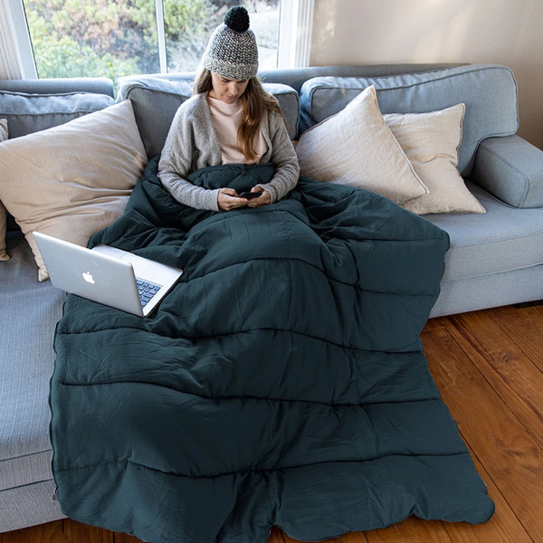 Изображение товара Спальный мешок Naturehike F150 NH22MSD05 (темно-голубой, левый)