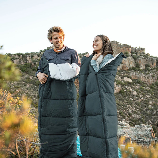 Изображение товара Спальный мешок Naturehike F150 NH22MSD05 (темно-голубой, левый)