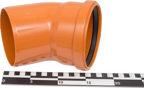 Изображение товара Отвод наружной канализации Хемкор Ду 110х45 / 2491094