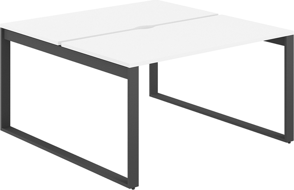 Изображение товара Комплект письменных столов Norden 160х163.8х75 / AG.139.WH.V.72.AN (антрацит/белый)