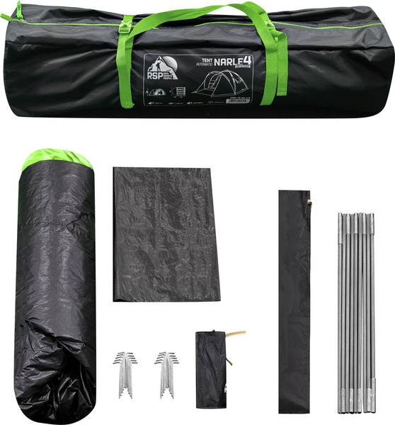 Изображение товара Палатка RSP Outdoor Narle 4 / TA-NA-4-GN (зеленый)