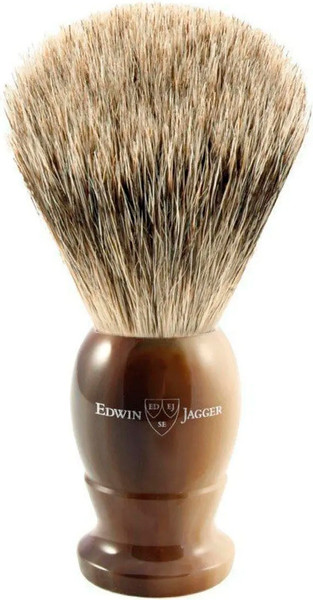 Изображение товара Помазок для бритья Edwin Jagger 1EJ872 ( темно-коричневый, барсучий ворс)