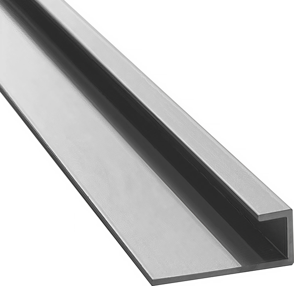 Изображение товара Профиль декоративный Profiling Алюминиевый под стекло 5мм (2.7м, серебристый)