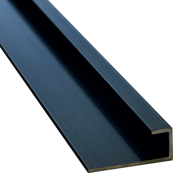 Изображение товара Профиль декоративный Profiling Алюминиевый под стекло 5мм (2.7м, черный матовый)