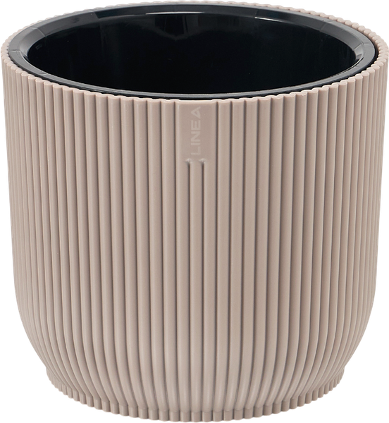 Изображение товара Кашпо Эльфпласт Linea EP657 (2.3л, темно-бежевый)