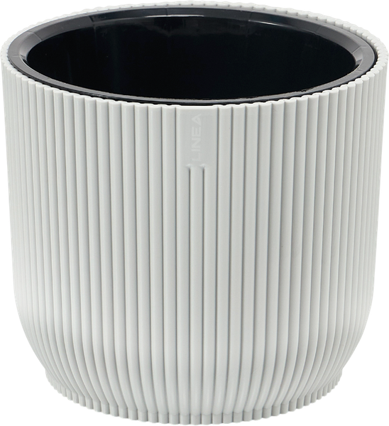 Изображение товара Кашпо Эльфпласт Linea EP659 (8.5л, светло-серый)