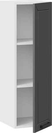 Изображение товара Шкаф навесной для кухни ТриЯ Лорас 1ВВ3 с одной дверью (белый/холст вулкан)