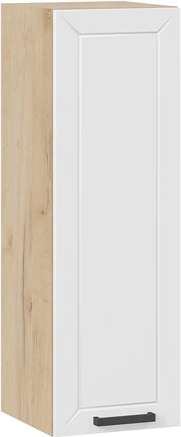 Изображение товара Шкаф навесной для кухни ТриЯ Лорас 1ВВ3 с одной дверью (дуб крафт золотой/холст белый)