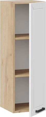 Изображение товара Шкаф навесной для кухни ТриЯ Лорас 1ВВ3 с одной дверью (дуб крафт золотой/холст белый)