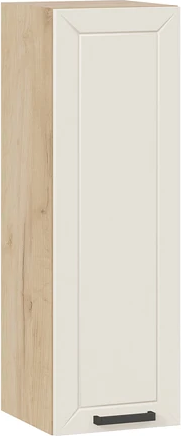 Изображение товара Шкаф навесной для кухни ТриЯ Лорас 1ВВ3 с одной дверью (дуб крафт золотой/холст брюле)