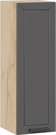 Изображение товара Шкаф навесной для кухни ТриЯ Лорас 1ВВ3 с одной дверью (дуб крафт золотой/холст вулкан)