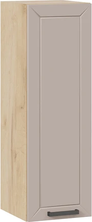 Изображение товара Шкаф навесной для кухни ТриЯ Лорас 1ВВ3 с одной дверью (дуб крафт золотой/холст латте)