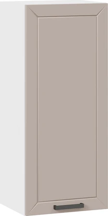 Изображение товара Шкаф навесной для кухни ТриЯ Лорас 1ВВ4 с одной дверью (белый/холст латте)