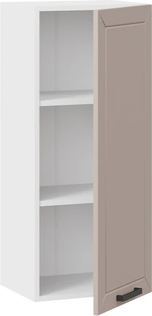 Изображение товара Шкаф навесной для кухни ТриЯ Лорас 1ВВ4 с одной дверью (белый/холст латте)