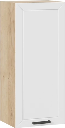 Изображение товара Шкаф навесной для кухни ТриЯ Лорас 1ВВ4 с одной дверью (дуб крафт золотой/холст белый)