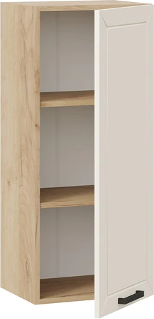 Изображение товара Шкаф навесной для кухни ТриЯ Лорас 1ВВ4 с одной дверью (дуб крафт золотой/холст брюле)