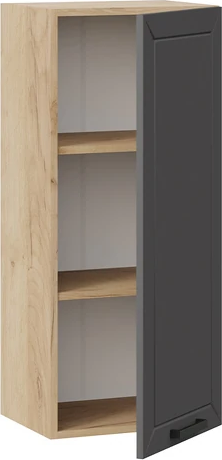 Изображение товара Шкаф навесной для кухни ТриЯ Лорас 1ВВ4 с одной дверью (дуб крафт золотой/холст вулкан)