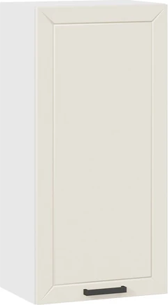 Изображение товара Шкаф навесной для кухни ТриЯ Лорас 1ВВ45 с одной дверью (белый/холст брюле)