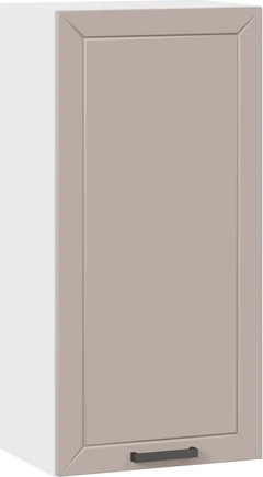 Изображение товара Шкаф навесной для кухни ТриЯ Лорас 1ВВ45 с одной дверью (белый/холст латте)