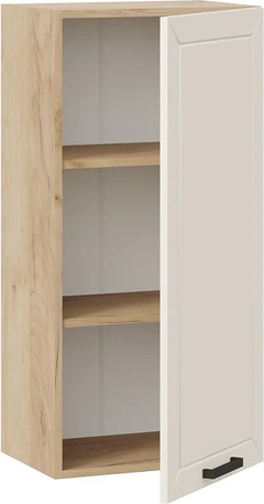 Изображение товара Шкаф навесной для кухни ТриЯ Лорас 1ВВ45 с одной дверью (дуб крафт золотой/холст брюле)