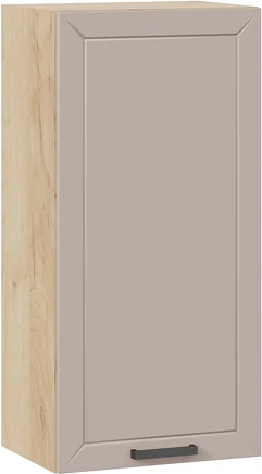 Изображение товара Шкаф навесной для кухни ТриЯ Лорас 1ВВ45 с одной дверью (дуб крафт золотой/холст латте)