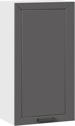 Изображение товара Шкаф навесной для кухни ТриЯ Лорас 1ВВ5 с одной дверью (белый/холст вулкан)