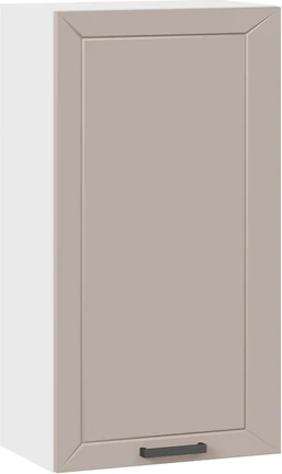 Изображение товара Шкаф навесной для кухни ТриЯ Лорас 1ВВ5 с одной дверью (белый/холст латте)