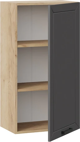 Изображение товара Шкаф навесной для кухни ТриЯ Лорас 1ВВ5 с одной дверью (дуб крафт золотой/холст вулкан)