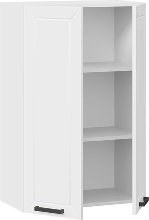 Изображение товара Шкаф навесной для кухни ТриЯ Лорас 1ВВ6 с двумя дверями (белый/холст белый)