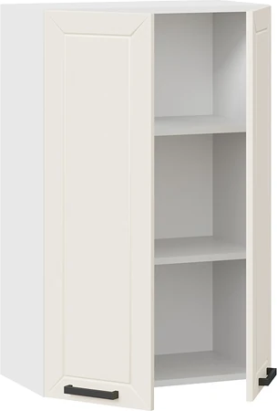 Изображение товара Шкаф навесной для кухни ТриЯ Лорас 1ВВ6 с двумя дверями (белый/холст брюле)