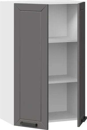 Изображение товара Шкаф навесной для кухни ТриЯ Лорас 1ВВ6 с двумя дверями (белый/холст вулкан)