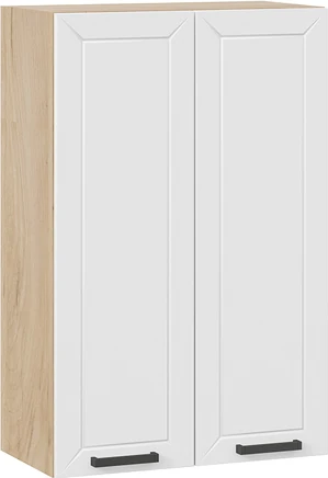 Изображение товара Шкаф навесной для кухни ТриЯ Лорас 1ВВ6 с двумя дверями (дуб крафт золотой/холст белый)