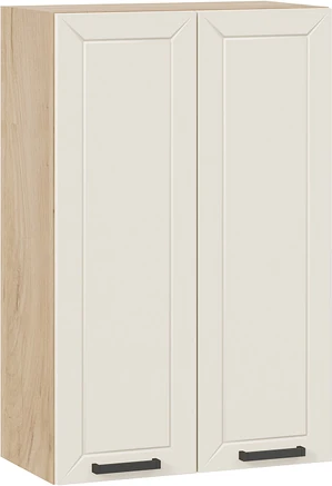 Изображение товара Шкаф навесной для кухни ТриЯ Лорас 1ВВ6 с двумя дверями (дуб крафт золотой/холст брюле)