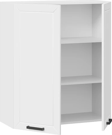 Изображение товара Шкаф навесной для кухни ТриЯ Лорас 1ВВ8 с двумя дверями (белый/холст белый)