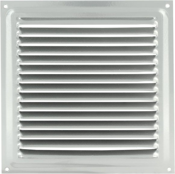 Изображение товара Решетка вентиляционная Нора-М 150x150 с сеткой / 3140 (хром)