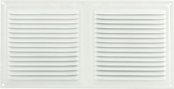 Изображение товара Решетка вентиляционная Нора-М 150x300 с сеткой / 15471 (белый)