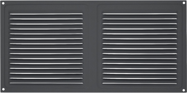 Изображение товара Решетка вентиляционная Нора-М 150x300 с сеткой / 20176 (графит)