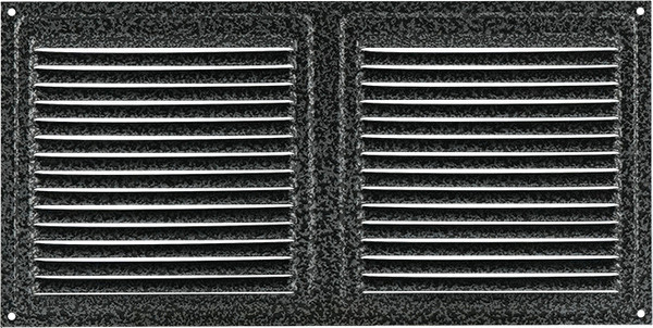 Изображение товара Решетка вентиляционная Нора-М 150x300 с сеткой / 19405 (кожа, серебро)