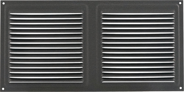 Изображение товара Решетка вентиляционная Нора-М 150x300 с сеткой / 19409 (мокрый асфальт)