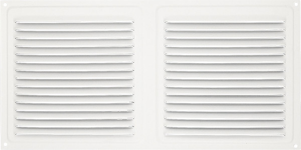 Изображение товара Решетка вентиляционная Нора-М 150x300 с сеткой / 19407 (сигнальный белый)