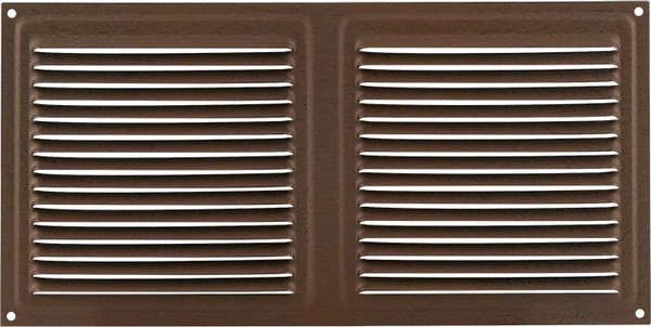 Изображение товара Решетка вентиляционная Нора-М 150x300 с сеткой / 19408 (шоколадный бархат)
